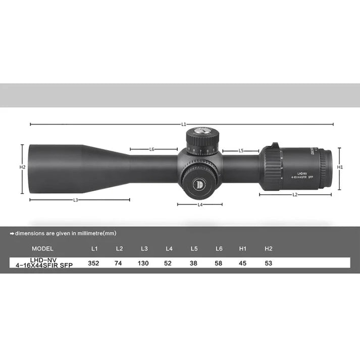 Discovery Optics LHD-NV 4-16X44SFIR