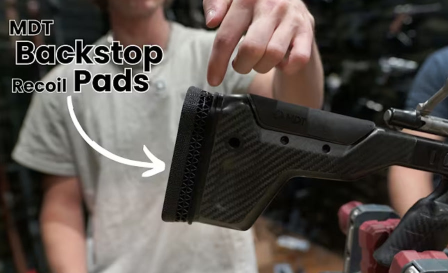 Load video: A video describing recoil pad options for MDT buttstocks, stocks, and chassis.