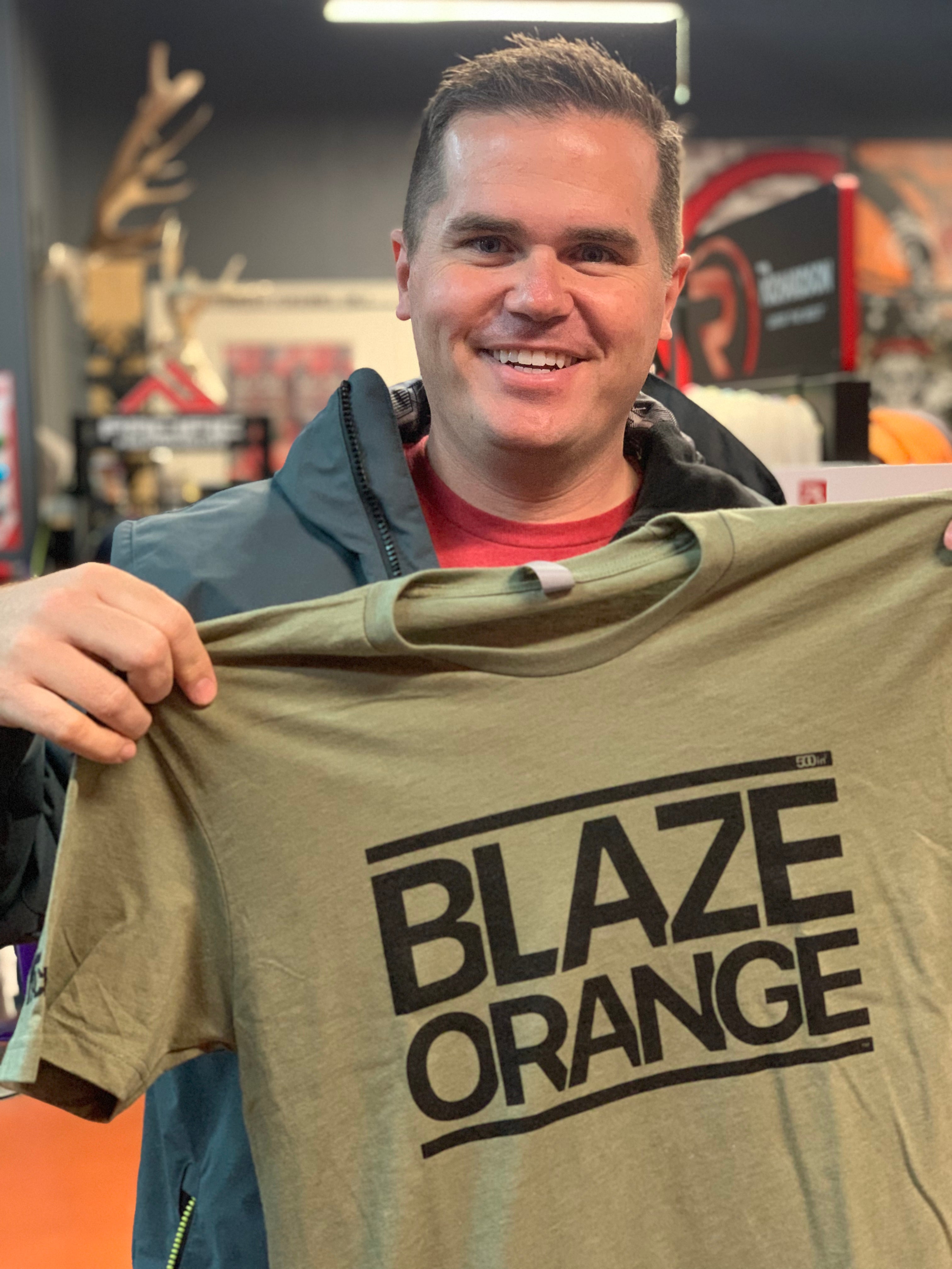 Blaze orange t shirt best sale